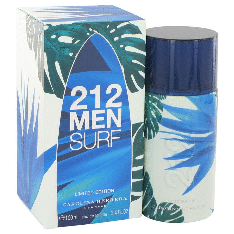 212 Surf by Carolina Herrera Eau De Toilette Spray Limited Edition 2014 3.4 oz