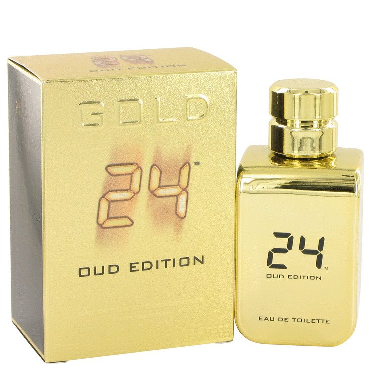 24 Gold Oud Edition by ScentStory Eau De Toilette Concentree Spray Unisex 3.4 oz