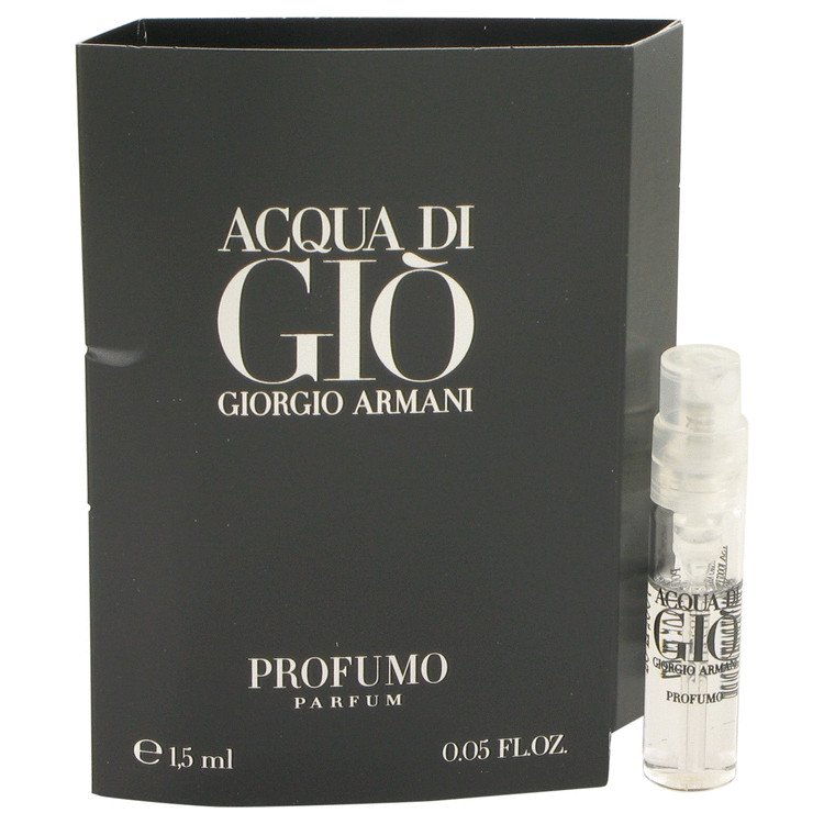 Acqua Di Gio Profumo by Giorgio Armani Vial sample .05 oz