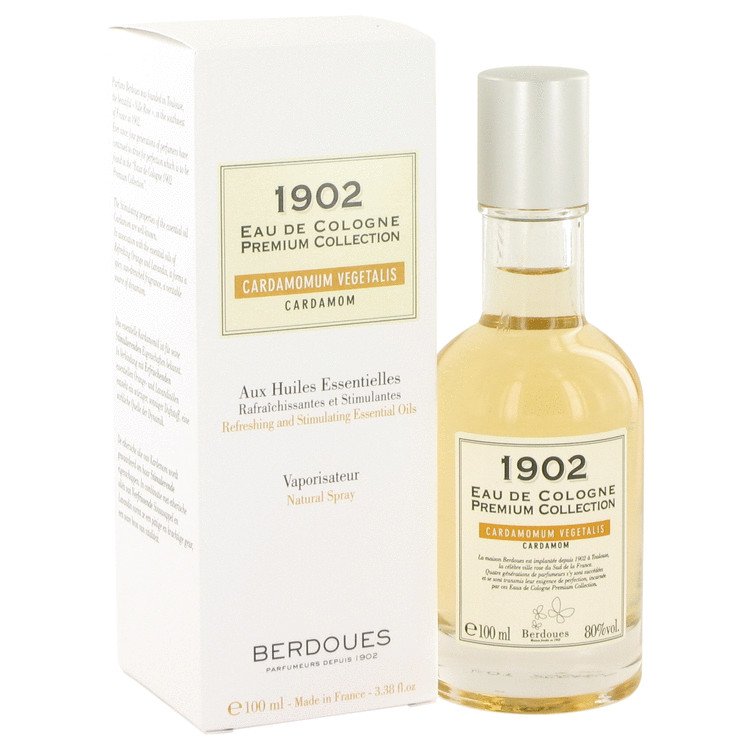 1902 Cardamom by Berdoues Eau De Cologne Spray 3.3 oz