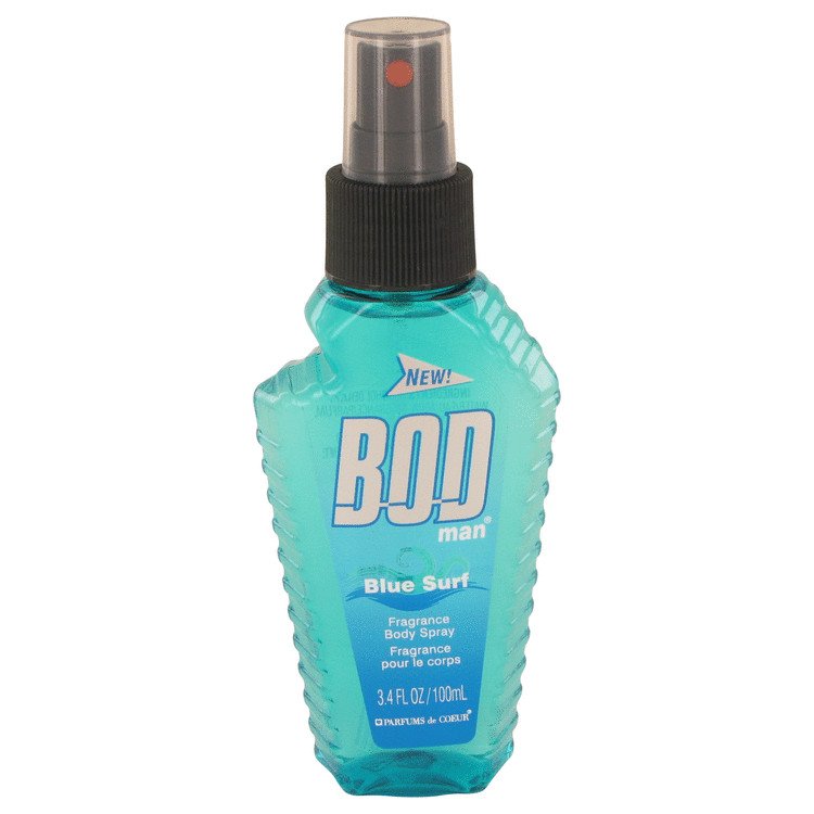 Bod Man Blue Surf by Parfums De Coeur Body Spray 3.4 oz