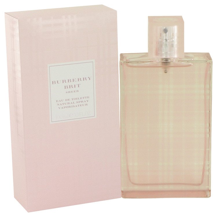 Burberry Brit Sheer by Burberry Eau De Toilette Spray 3.4 oz