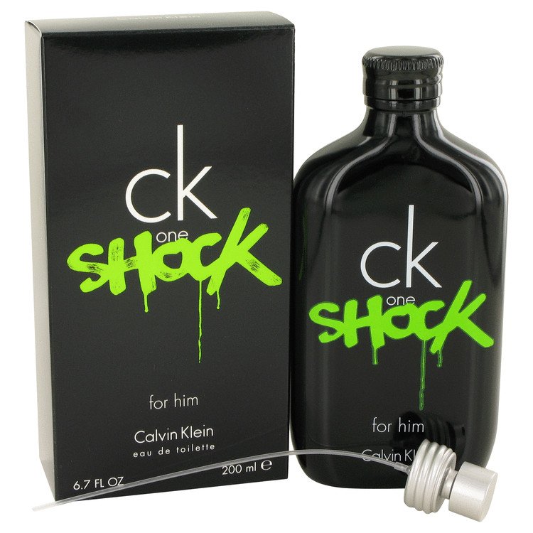 CK One Shock by Calvin Klein Eau De Toilette Spray 6.7 oz