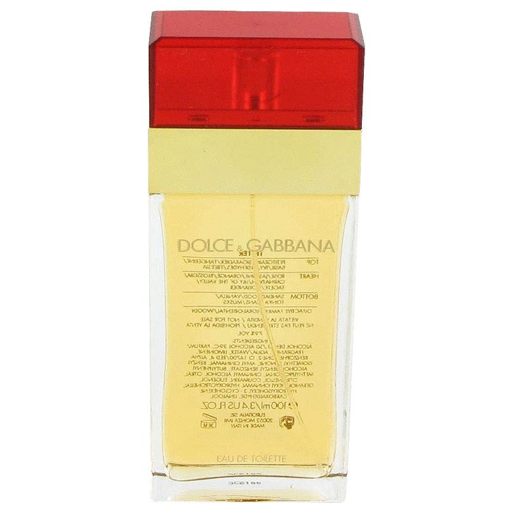 DOLCE  GABBANA by Dolce  Gabbana Eau De Toilette Spray Tester 3.4 oz