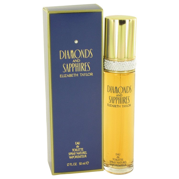 DIAMONDS  SAPHIRES by Elizabeth Taylor Eau De Toilette Spray 1.7 oz