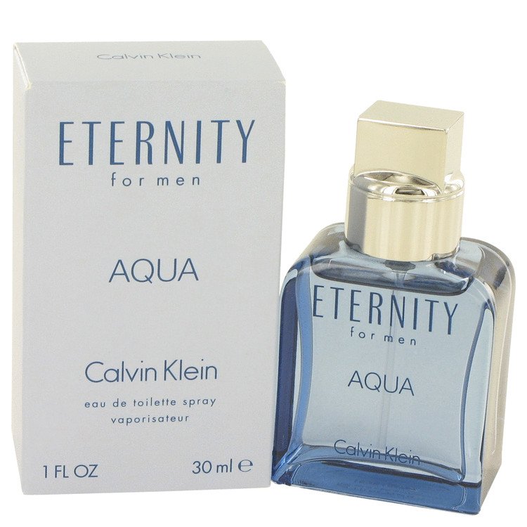 Eternity Aqua by Calvin Klein Eau De Toilette Spray 1 oz