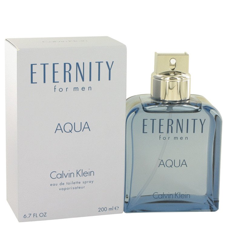 Eternity Aqua by Calvin Klein Eau De Toilette Spray 6.7 oz