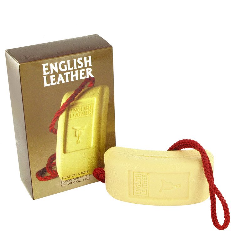 ENGLISH LEATHER by Dana Soap on a rope 6 oz
