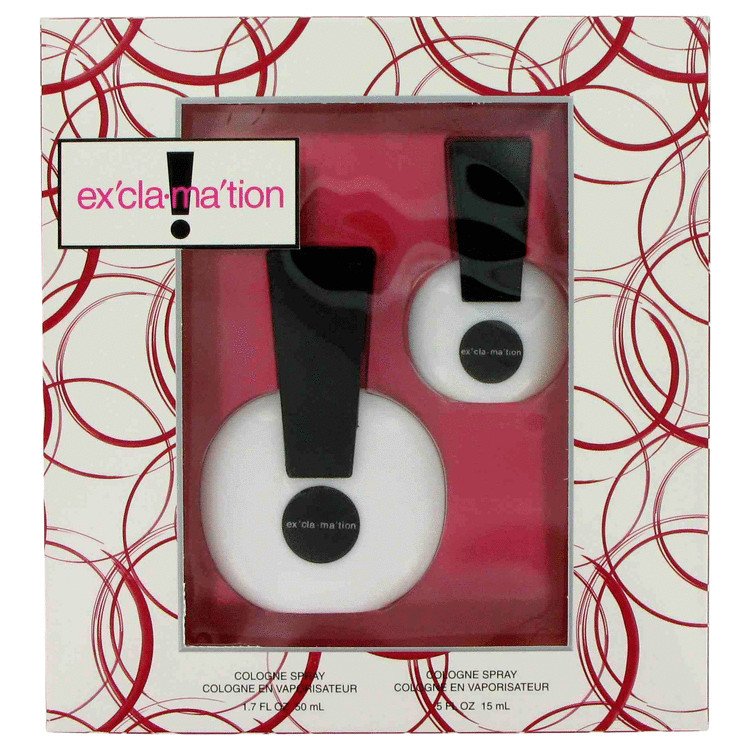 EXCLAMATION by Coty Gift Set -- 1.7 oz Cologne Spray + .5 oz Cologne Spray