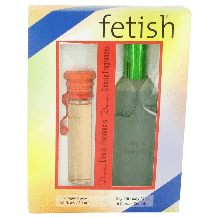 FETISH by Dana Gift Set -- 1 oz Cologne Spray + 6 oz Dry Oil  Body Mist