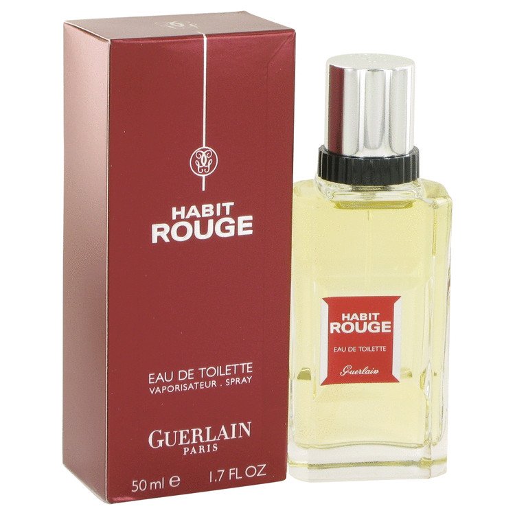 HABIT ROUGE by Guerlain Eau De Toilette Spray 1.7 oz