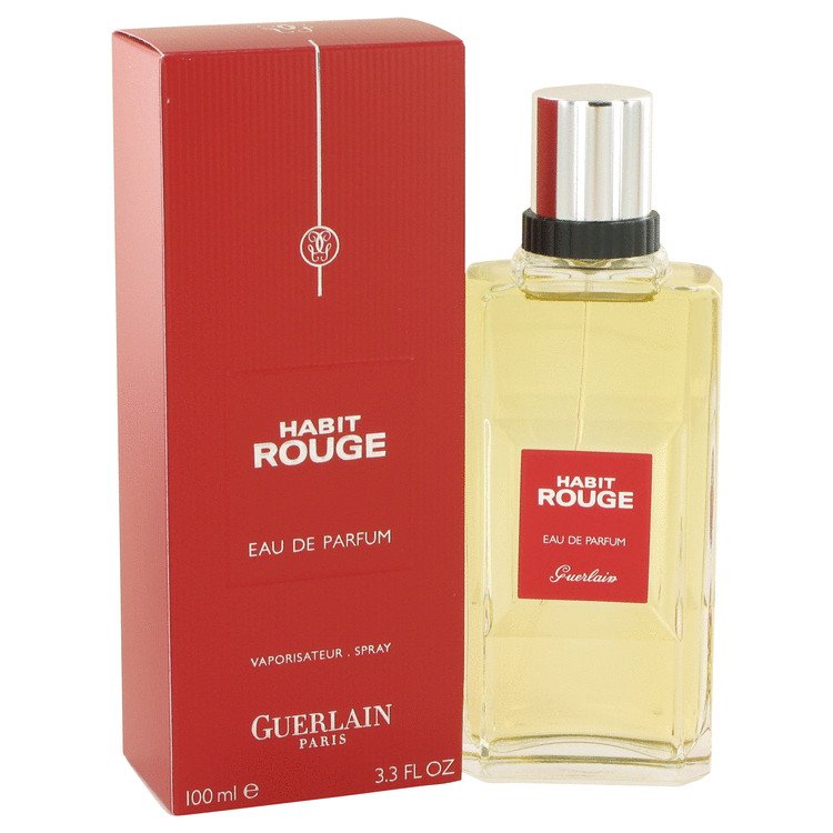 HABIT ROUGE by Guerlain Eau De Parfum Spray 3.3 oz
