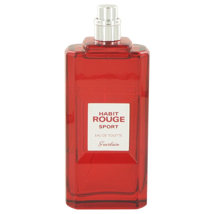 HABIT ROUGE Sport by Guerlain Eau De Toilette Spray Tester 3.3 oz