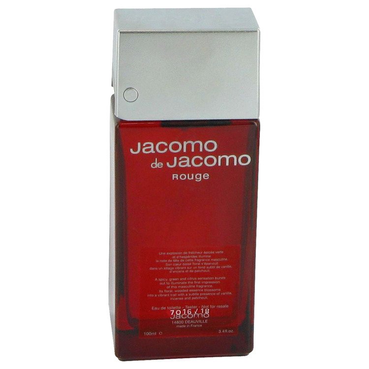 JACOMO DE JACOMO ROUGE by Jacomo Eau De Toilette Spray Tester 3.4 oz