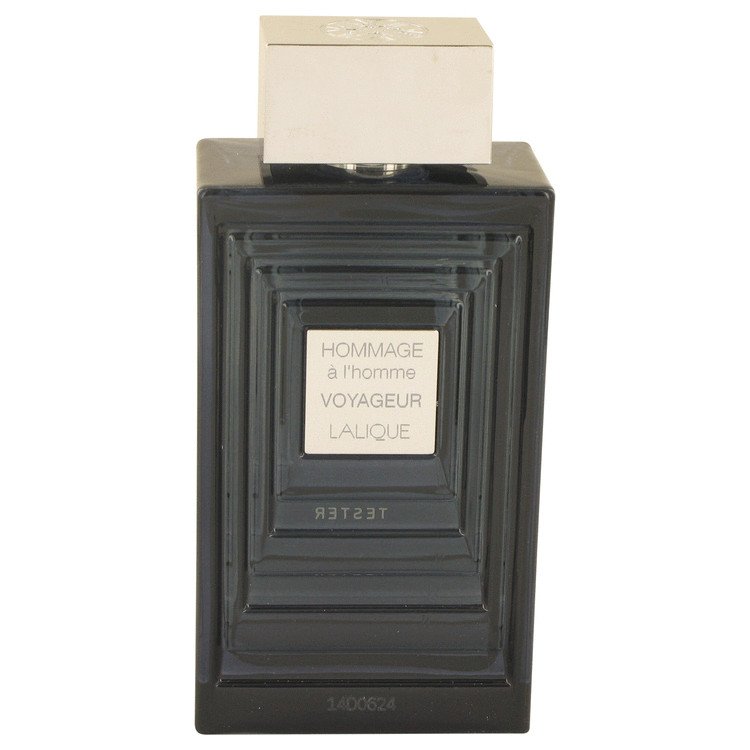 Hommage A Lhomme Voyageur by Lalique Eau De Toilette Spray Tester 3.3 oz