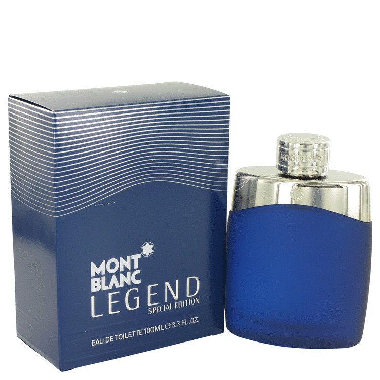 MontBlanc Legend by Mont Blanc Eau De Toilette Spray Special Edition-Blue 3.4 oz