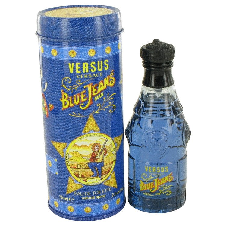 BLUE JEANS by Versace Eau De Toilette Spray New Packaging 2.5 oz