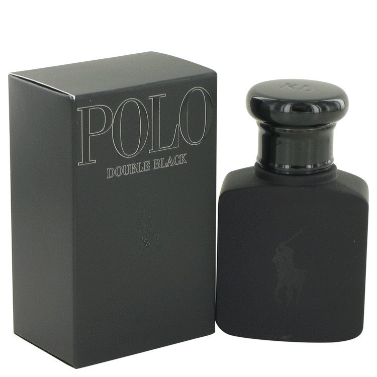 Polo Double Black by Ralph Lauren Eau De Toilette Spray 1.36 oz