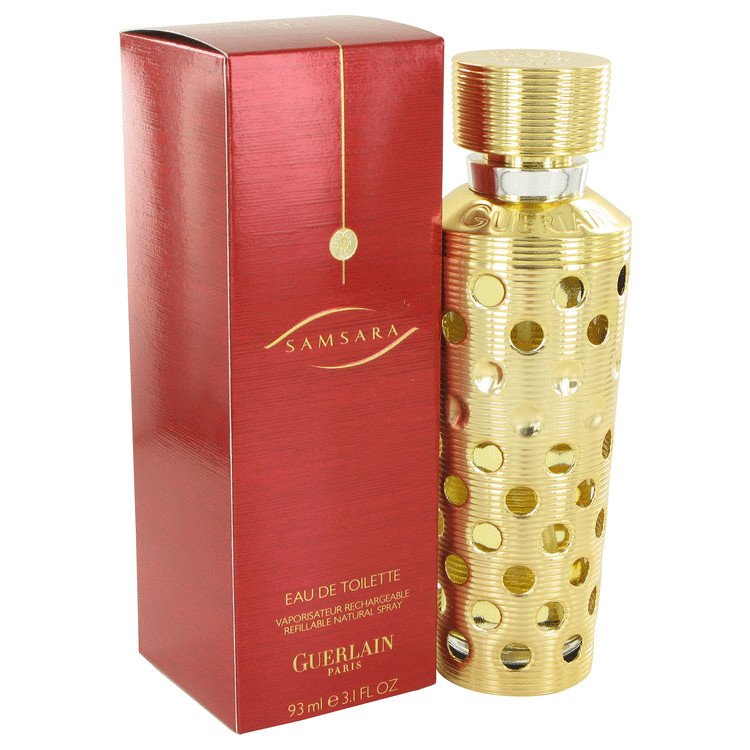 SAMSARA by Guerlain Eau De Toilette Spray Refillable 3.1 oz