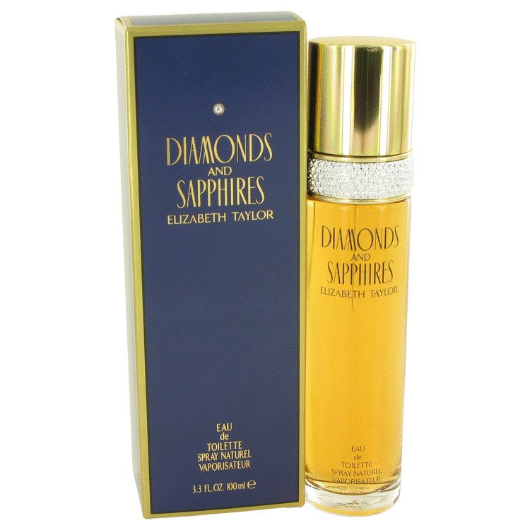 DIAMONDS  SAPHIRES by Elizabeth Taylor Eau De Toilette Spray 3.4 oz