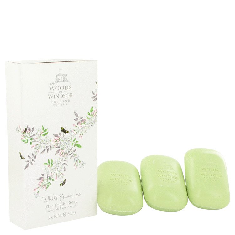 White Jasmine by Woods of Windsor 3 x 3.5 oz Soap 3.5 oz