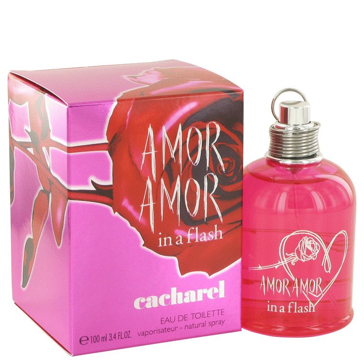 Amor Amor in a Flash by Cacharel Eau De Toilette Spray 3.4 oz