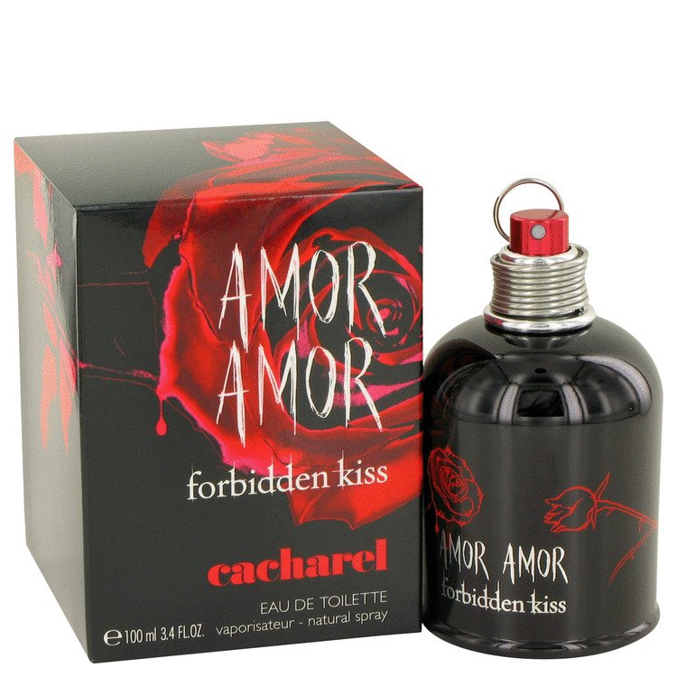 Amor Amor Forbidden Kiss by Cacharel Eau De Toilette Spray 3.4 oz