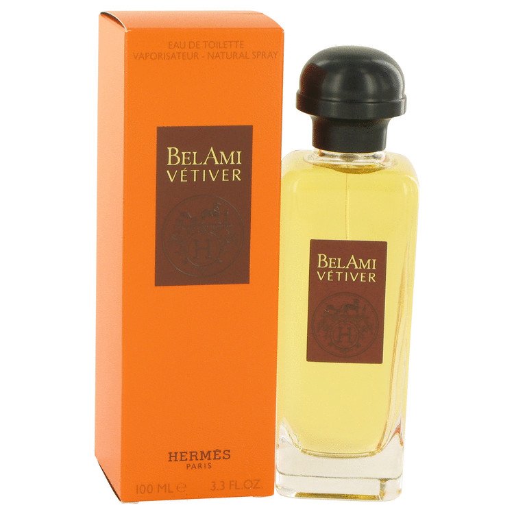 Bel Ami Vetiver by Hermes Eau De Toilette Spray 3.3 oz