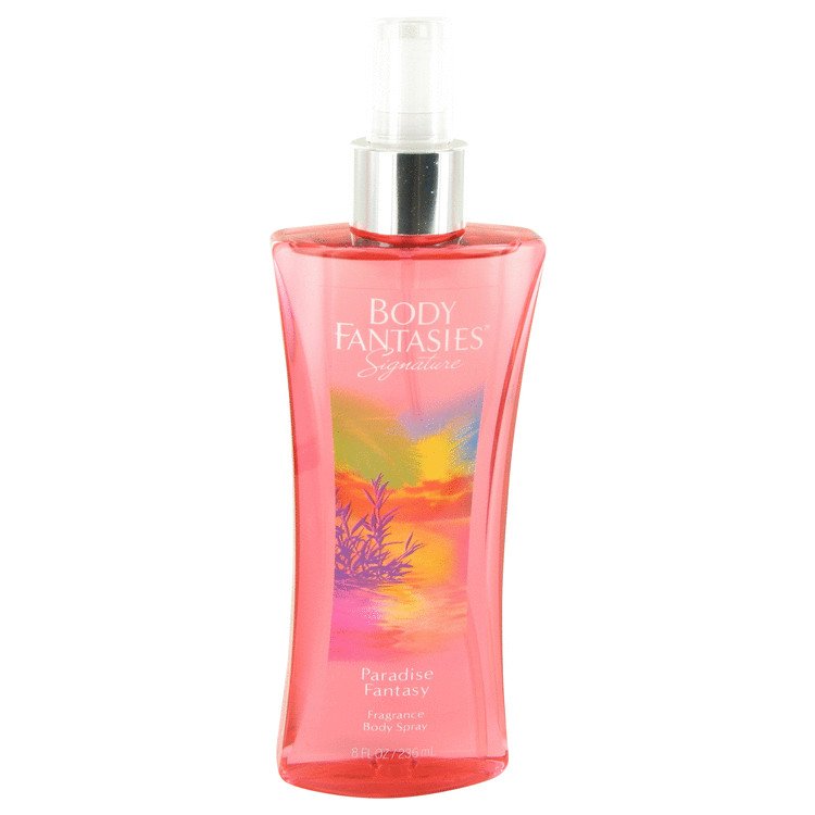 Body Fantasies Signature Paradise Fantasy by Parfums De Coeur Body Spray 8 oz