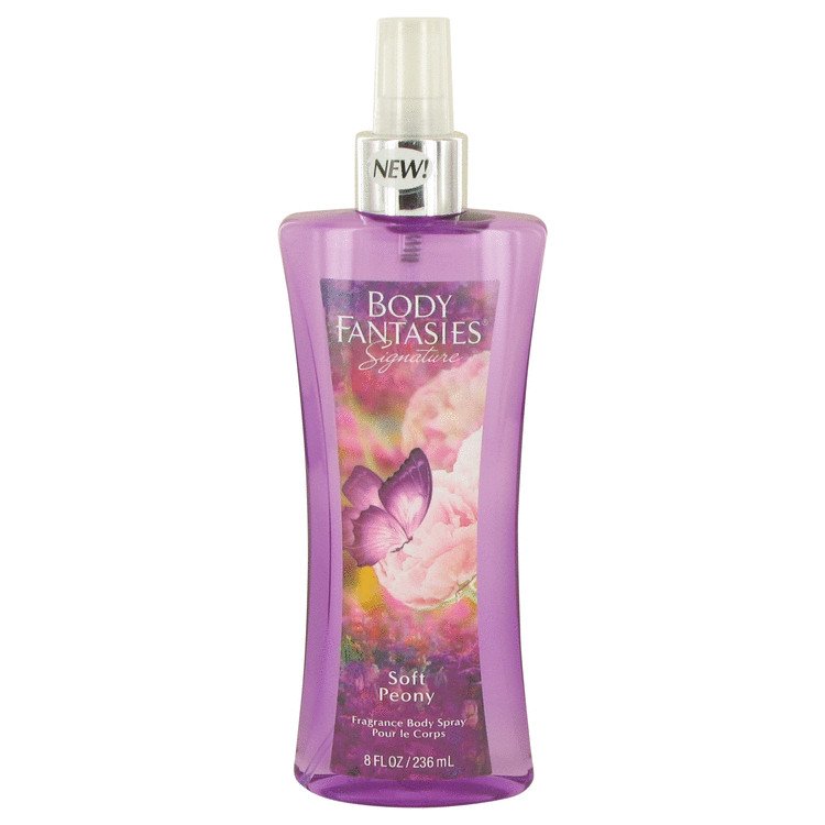 Body Fantasies Signature Soft Peony by Parfums De Coeur Body Spray 8 oz