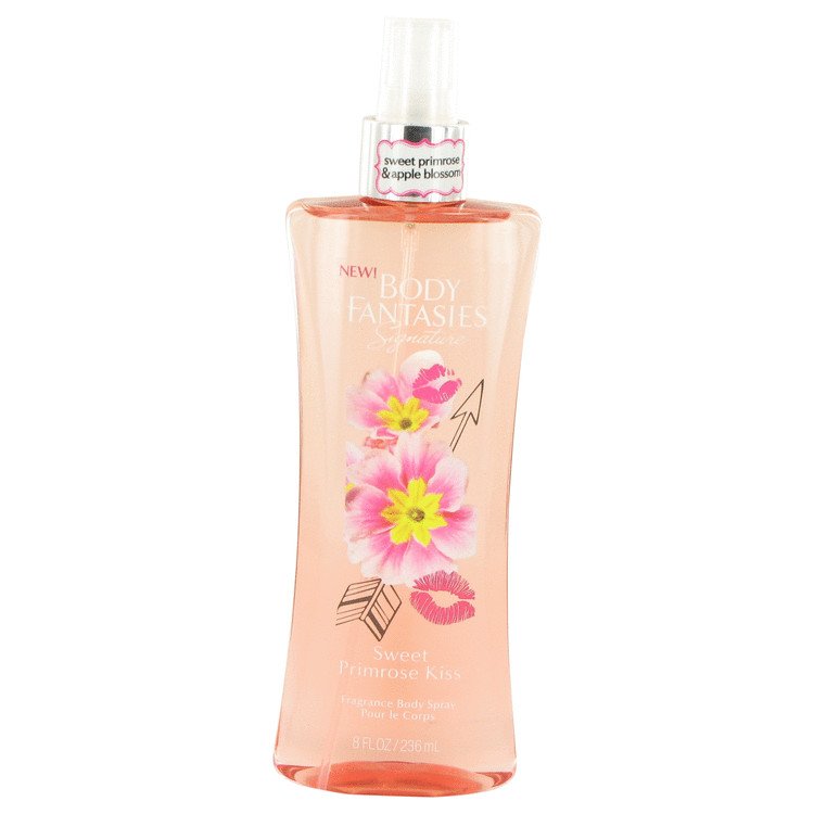 Body Fantasies Signature Sweet Primrose Kiss by Parfums De Coeur Body Spray 8 oz