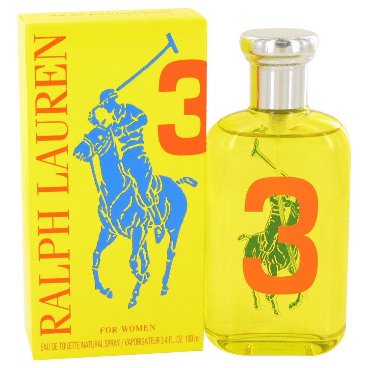 Big Pony Yellow 3 by Ralph Lauren Eau De Toilette Spray 3.4 oz