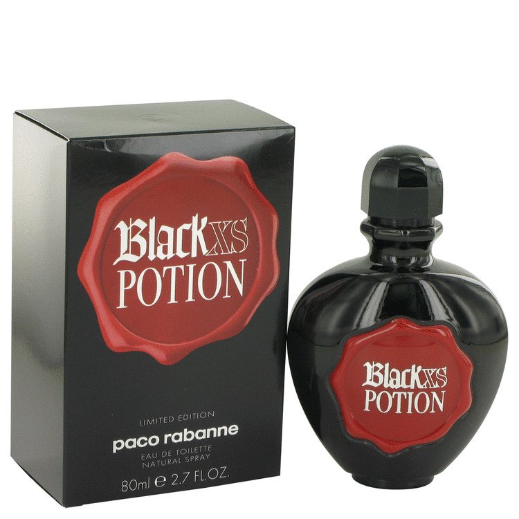 Black XS Potion by Paco Rabanne Eau De Toilette Spray Limited Edition 2.7 oz