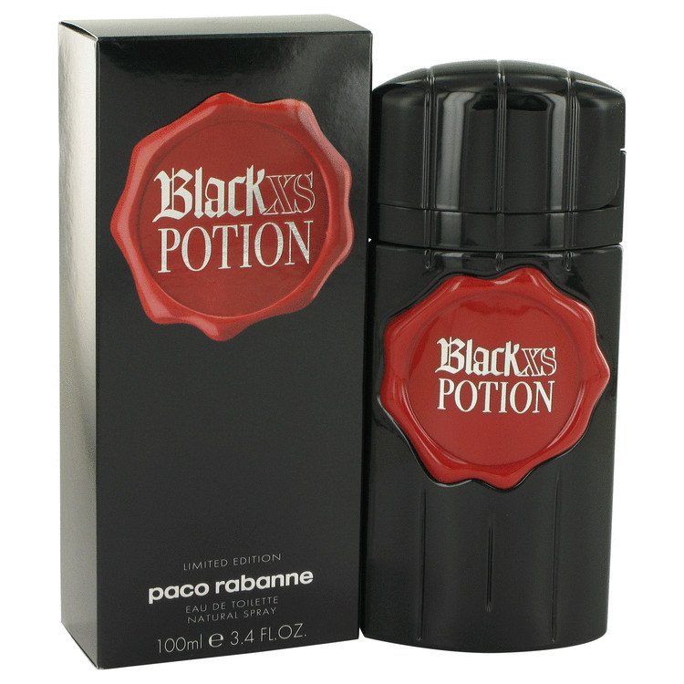 Black XS Potion by Paco Rabanne Eau De Toilette Spray Limited Edition 3.4 oz