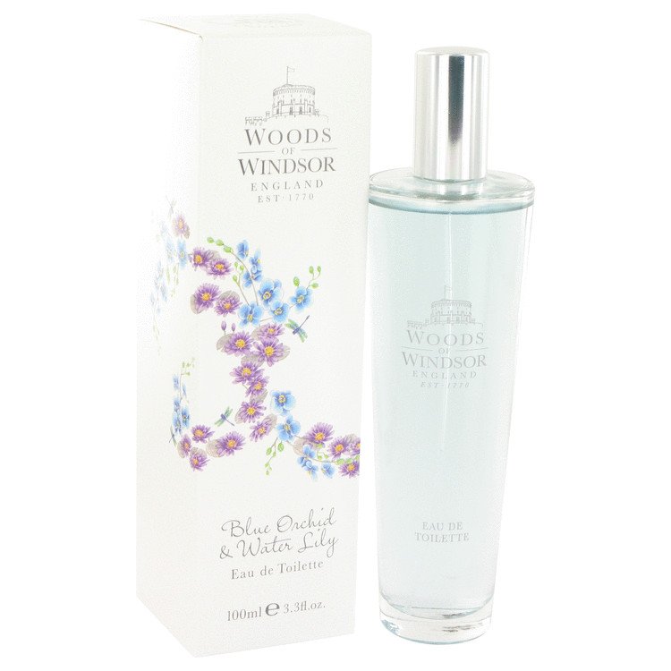 Blue Orchid  Water Lily by Woods of Windsor Eau De Toilette Spray 3.3 oz