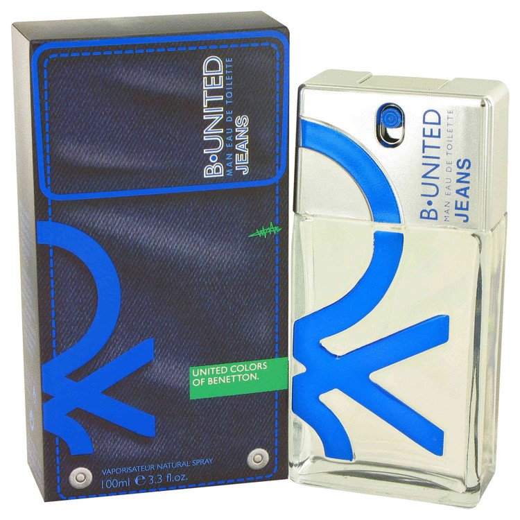 B United Jeans by Benetton Eau De Toilette Spray 3.3 oz