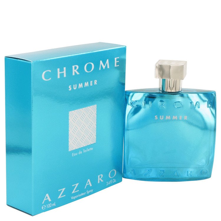 Chrome Summer by Azzaro Eau De Toilette Spray Limited edition 2012 3.4 oz