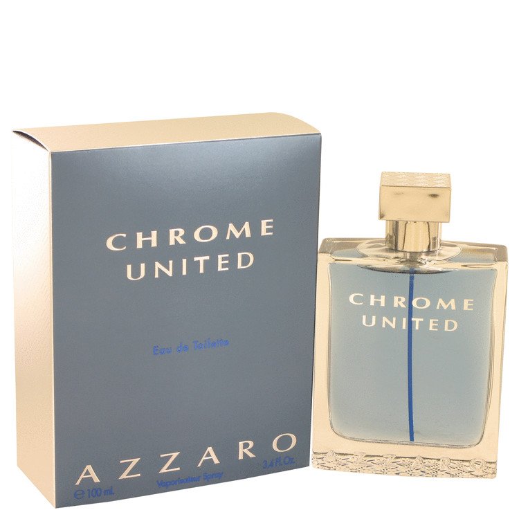 Chrome United by Azzaro Eau De Toilette Spray 3.4 oz