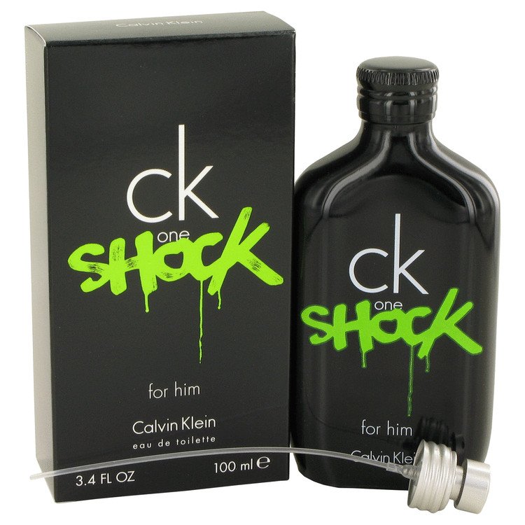 CK One Shock by Calvin Klein Eau De Toilette Spray 3.4 oz