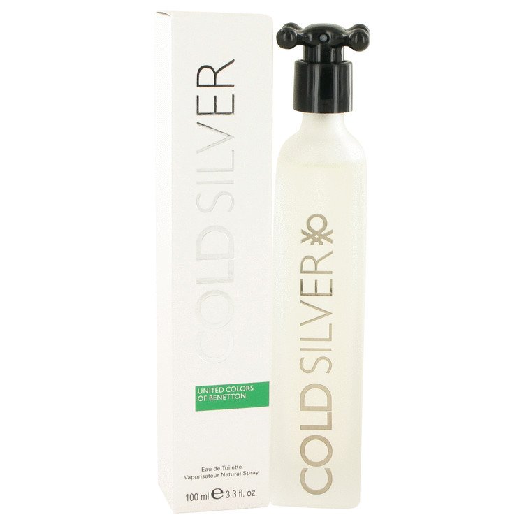 Cold Silver by Benetton Eau De Toilette Spray 3.3 oz