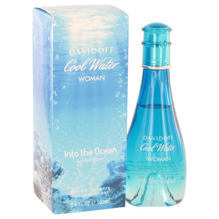 Cool Water Into The Ocean by Davidoff Eau De Toilette Spray 3.4 oz