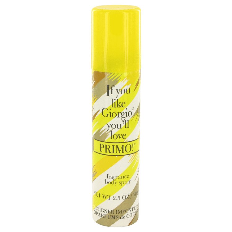 Designer Imposters Primo by Parfums De Coeur Body Spray 2.5 oz
