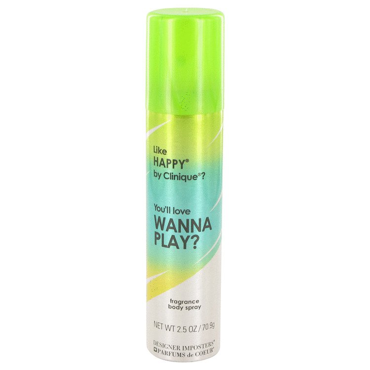 Designer Imposters Wanna Play? by Parfums De Coeur Body Spray 2.5 oz