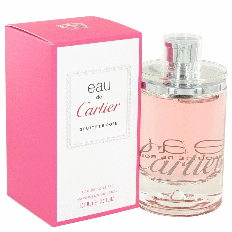 Eau De Cartier Goutte De Rose by Cartier Eau De Toilette Spray unisex 3.4 oz