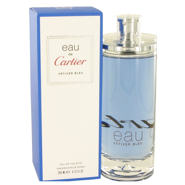 Eau De Cartier Vetiver Bleu by Cartier Eau De Toilette Spray Unisex 6.7 oz