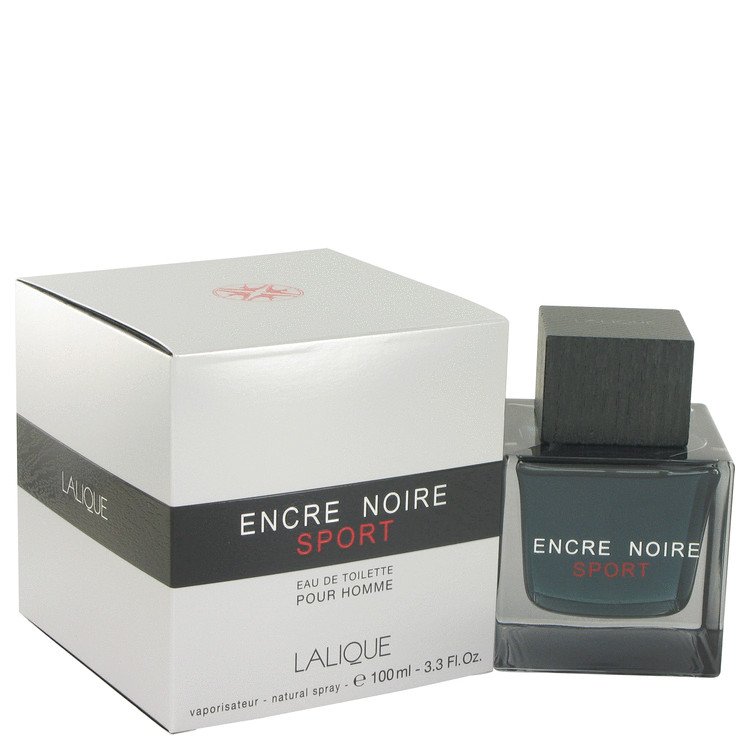 Encre Noire Sport by Lalique Eau De Toilette Spray 3.3 oz