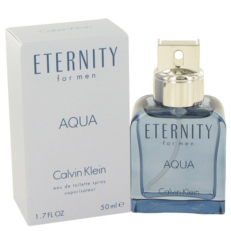 Eternity Aqua by Calvin Klein Eau De Toilette Spray 1.7 oz