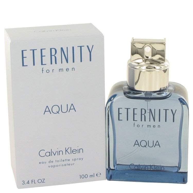 Eternity Aqua by Calvin Klein Eau De Toilette Spray 3.4 oz