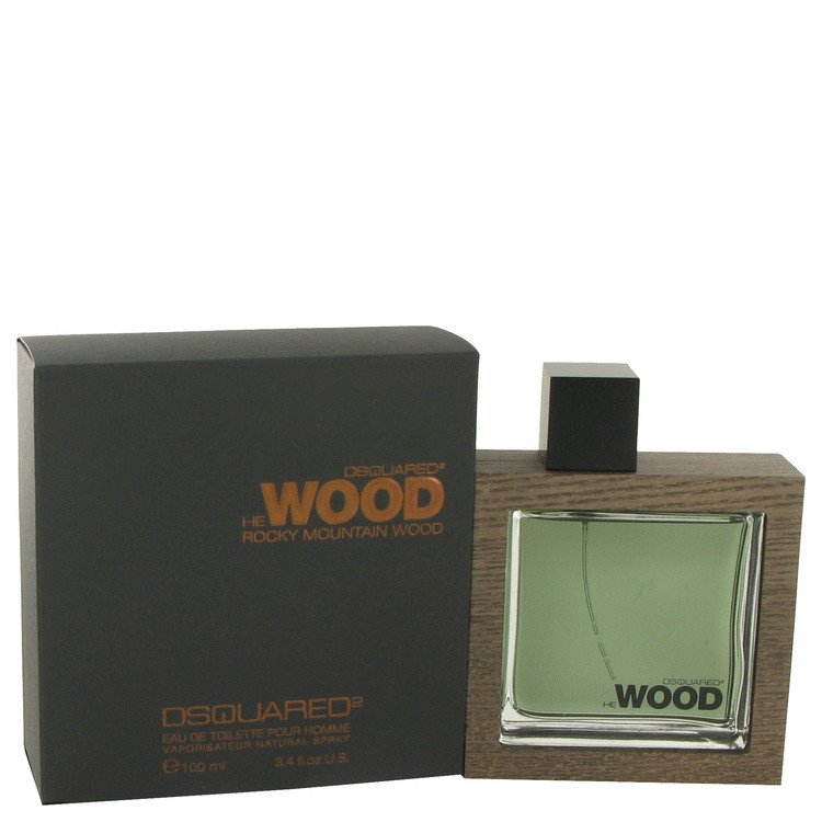 He Wood Rocky Mountain Wood by Dsquared2 Eau De Toilette Spray 3.4 oz
