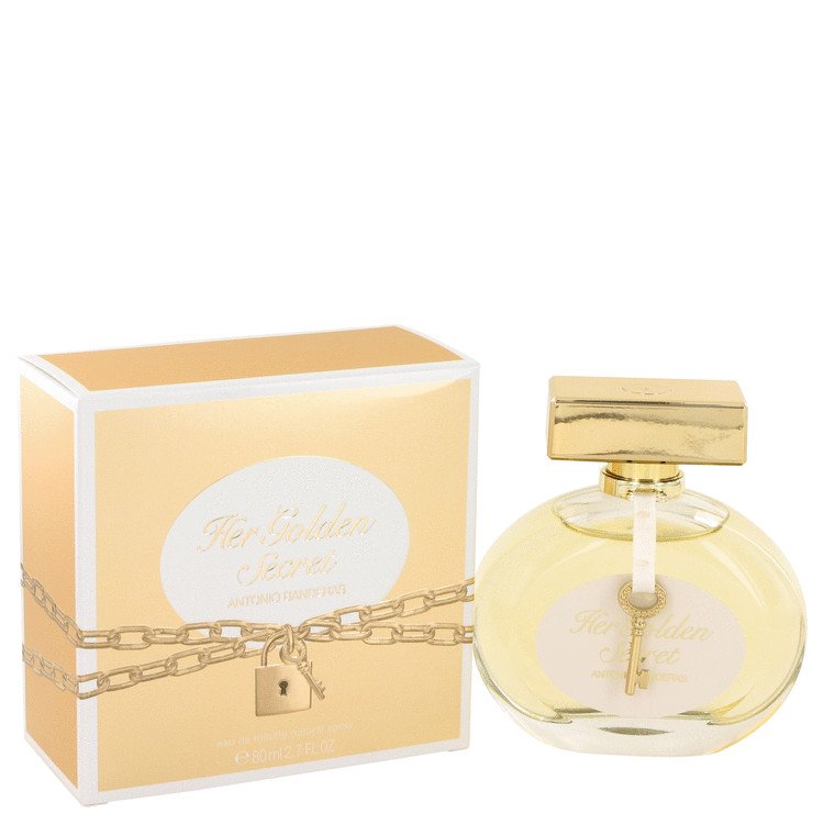 Her Golden Secret by Antonio Banderas Eau De Toilette Spray 2.7 oz